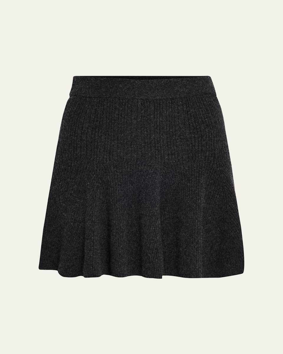 Cashmere Mix Mini Skirt